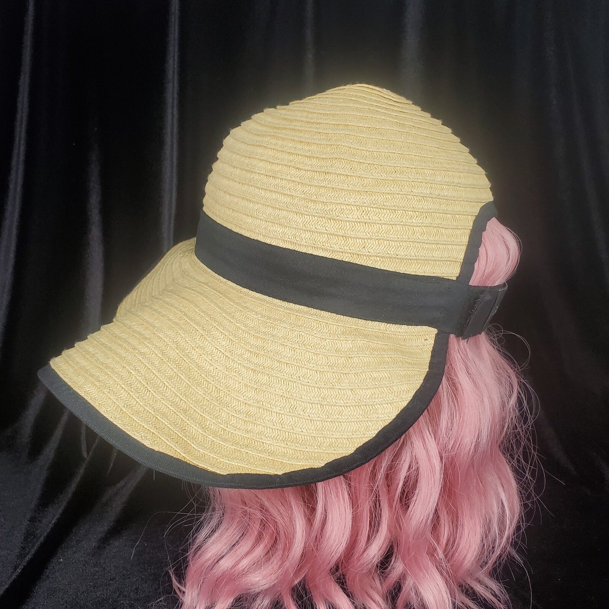 Calvin Klein Floppy Wide Brimmed 93% Paper Sun Hat 