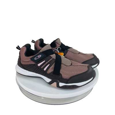 GC Champion Athletic Running Shoe Women 8.5 Duo Dry Brown Pink New Strap Wella
