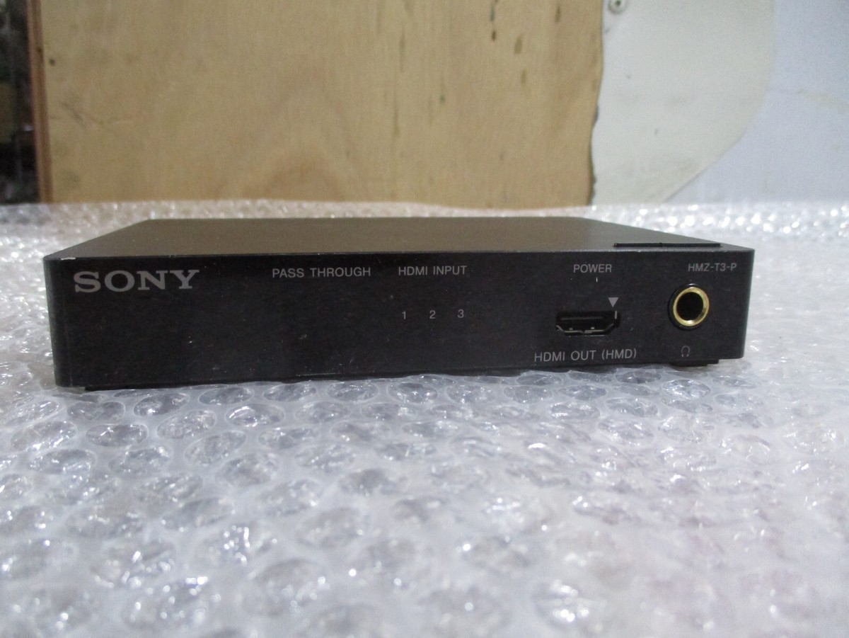 ジャンク ソニー SONY HMZ-T3W-P プロセッサユニット 壊れています Sony HMZ-T3-P Personal 3D Viewer Processor Unit ONLY (NO ADAPTER