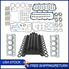 New Cylinder Head Gasket Set w/ Head Studs 18mm Dowels Fit F250 F350 6.0L 03-10