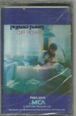 Cliff Richard I'M Nearly Famous (Cassette, 1976 MCA/EMI) New and Sealed
