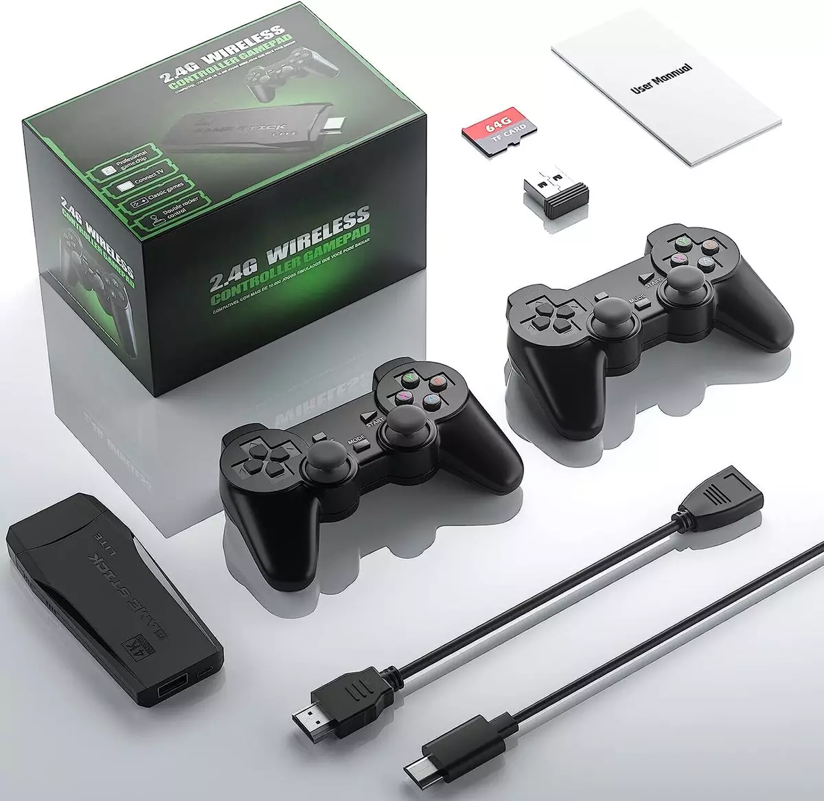 CONSOLE GAME STICK MINI RETRO 4K 10000+ JOGOS 2