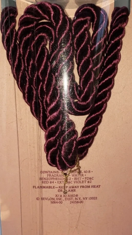 Collar de perfume vintage XI’A XI’ANG de REVLON Mini 1/8 oz/3,7 ml perfume puro en muy buen estado Foto 2 de 4