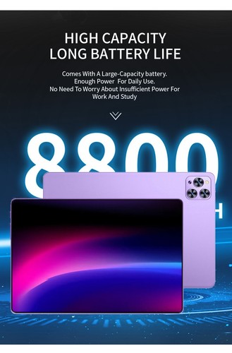 2025 10.1 Inch Tablet 8G RAM 256G ROM 1920x1200 MTK6762 Deca Core 5G WiFi Tablet - Picture 4 of 14
