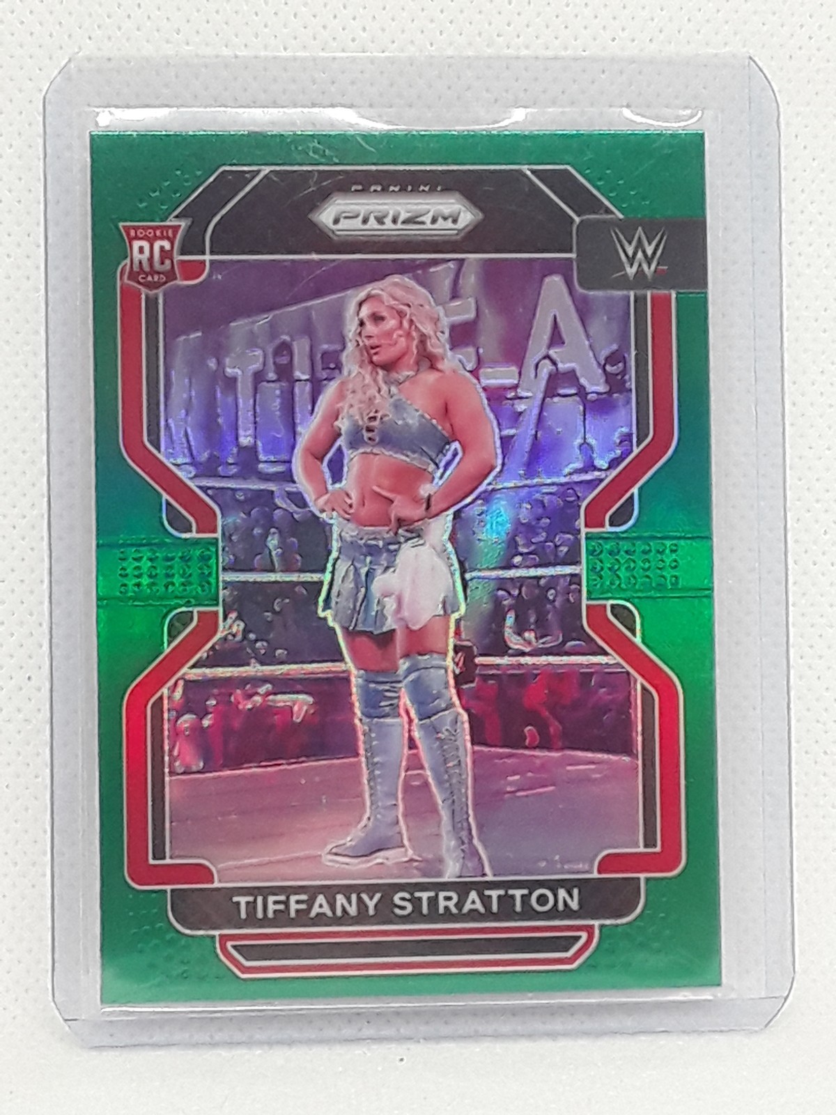 Tiffany Stratton 2022 WWE Prizm - Green RC #104 -