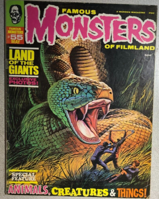 FAMOUS MONSTERS OF FILMLAND #55 (1969) Warren Magazine VG++ | eBay