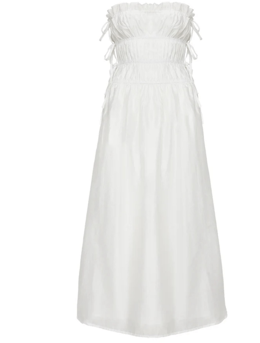 emiliano strapless maxi dress white Emiliano Strapless Maxi Dress White Princess Polly