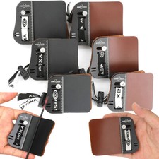 Protezione linguetta dita tiro con l'arco protezione arco nudo ingranaggio pelle bovina arco ricurvo caccia R/LH