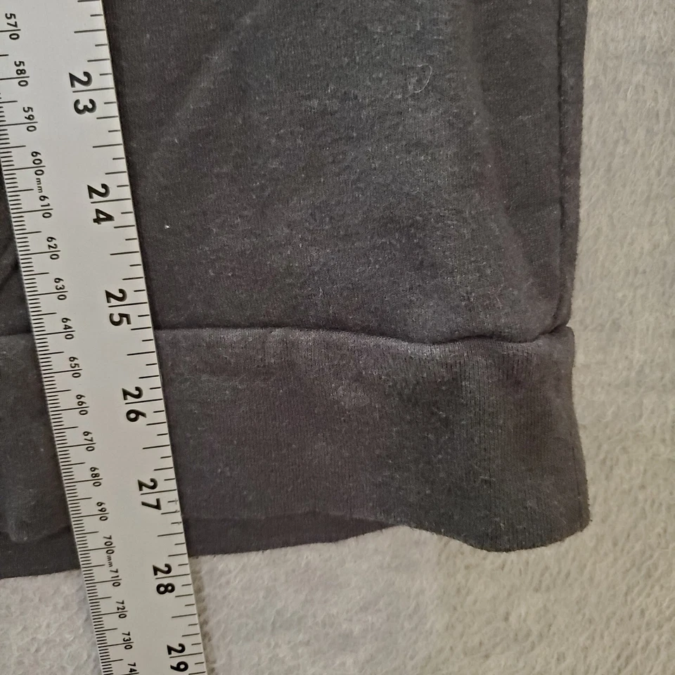 ROSA Victoria's Secret Mujer Sudadera Grande Negra Sudadera con Capucha Polar Logo Paisley Foto 3 de 4