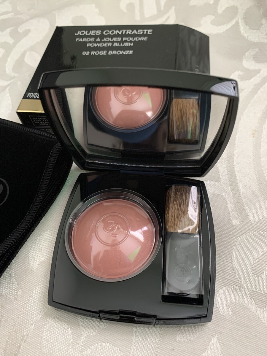 CHANEL Joues Contraste Powder Blush 02 Rose Bronze Rare A8 | eBay