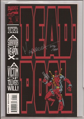DEADPOOL: CIRCLE CHASE #1 - SIGNED BY JOE MADUREIRA W/ DF COA 3190/10,000