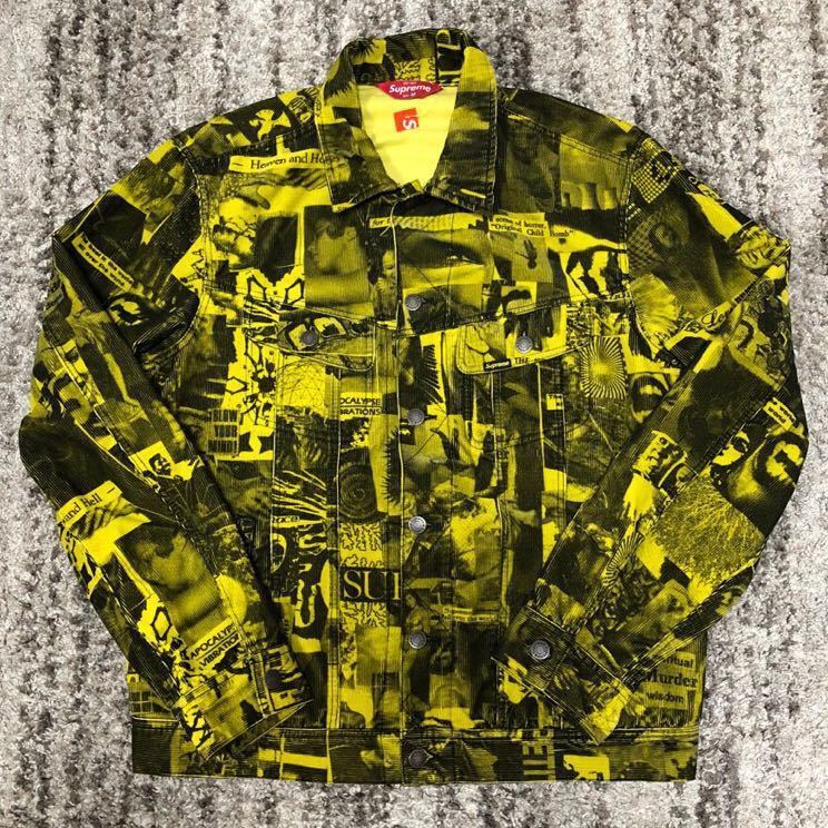 Supreme 18ss Vibrations Corduroy Trucker