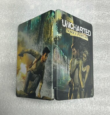 Uncharted Drake s Fortune Custom made Steelbook/MetalPak For PS3/PS4 (No Game)