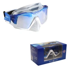 Aqua Lung Vita Snorkel Mask Transparent Blue/White, Mirror Lens