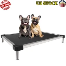 Durable Elevated Dog Bed Chew Proof Waterproof Indoor Outdoor Polyester Home Hot
