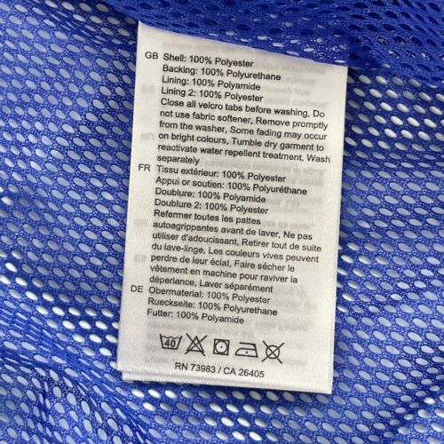 Helly Hansen Seven J Rain Jacket Women Small Blue Tech DWR Lined Full Zip NWT - Picture 12 of 13