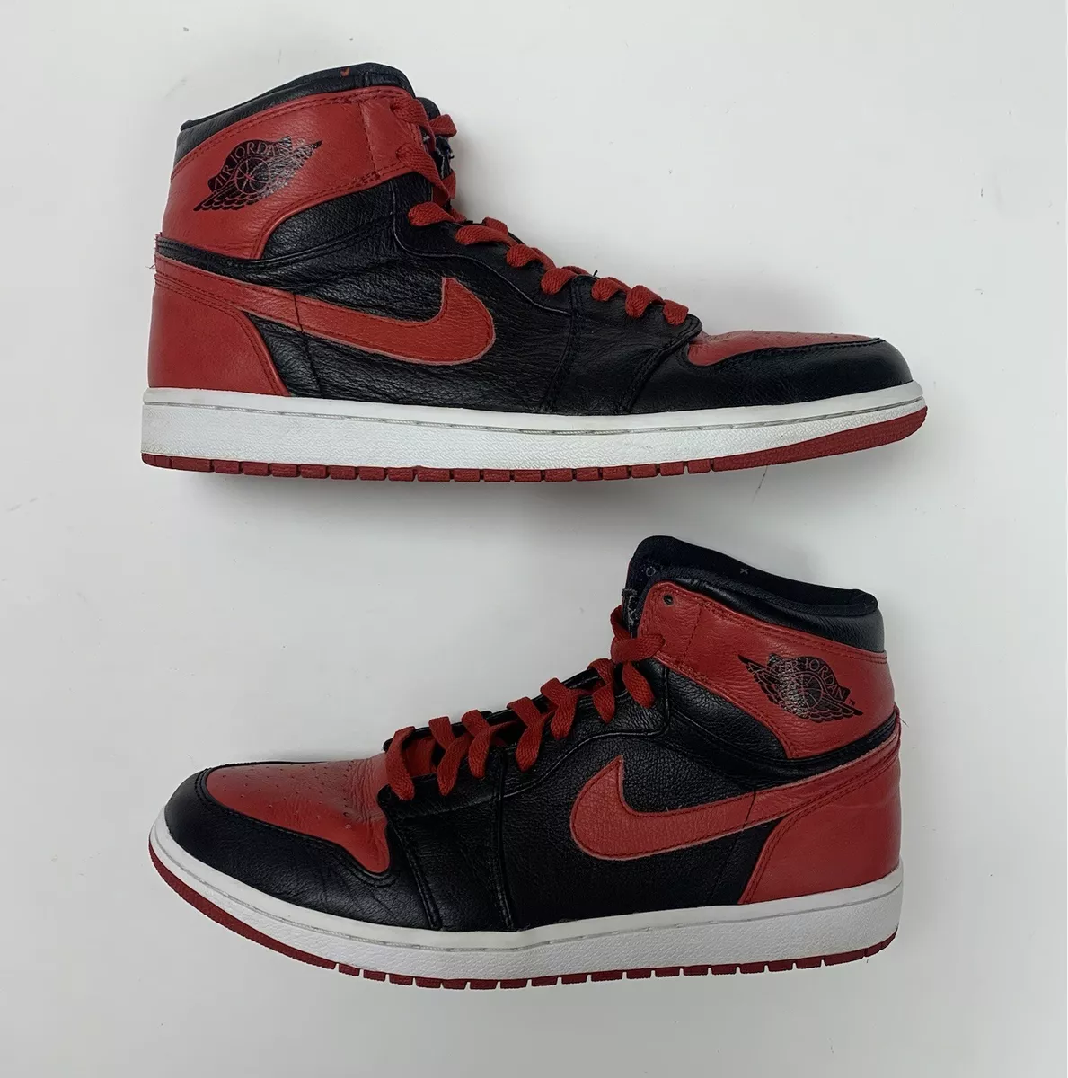 Bred 1 2011 Nike Air Jordan 1 Retro Banned X Size 10.5 Great Condition Black Red