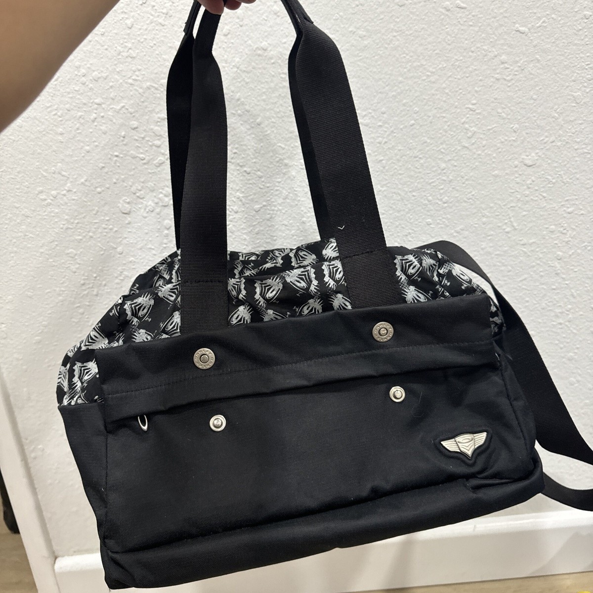 Vintage Oakley Software Crossbody Sling Pack Backpack Black Vintage Oakley Software Crossbody Sling Pack Backpack Black
