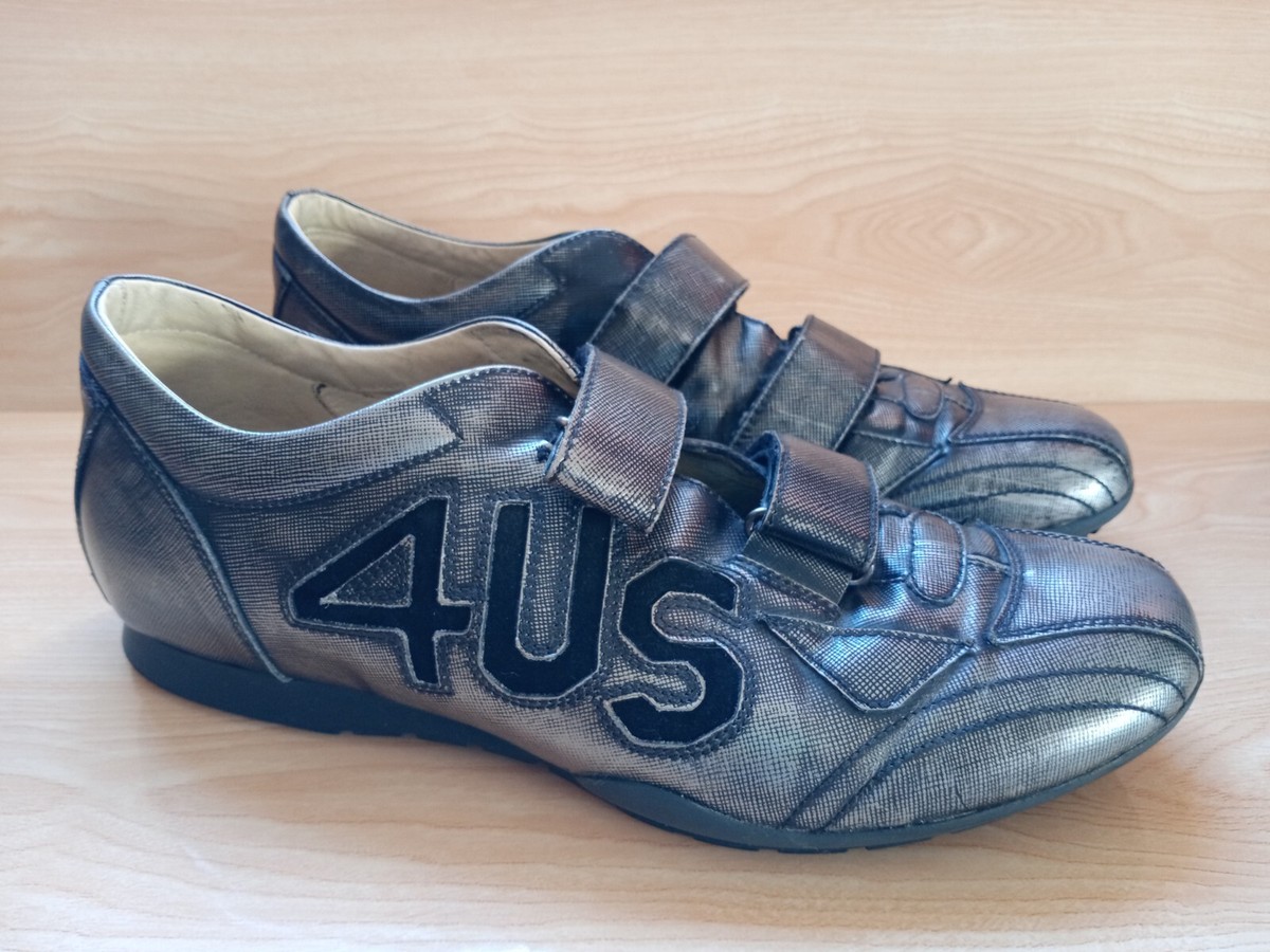 Cesare Paciotti Men's Sneakers Shoes 4US Leather Brown YUSM