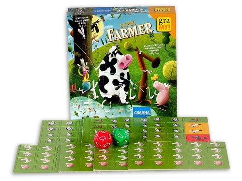 Superfarmer Polska Gra Planszowa Rodzinna Dla Dzieci Urodziny Prezent Empik - Picture 2 of 5