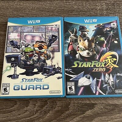 Star Fox Zero + Star Fox Guard (Wii U, 2016) Two Games Included