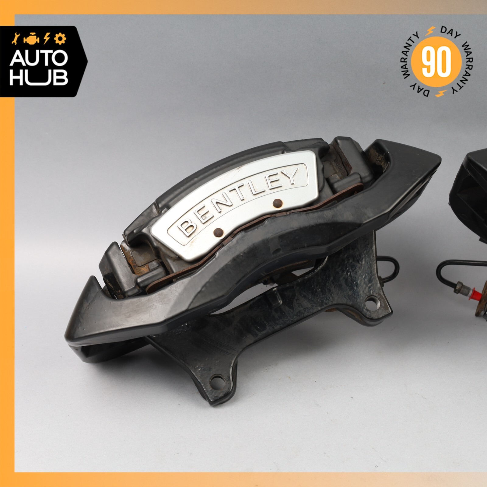 03-13 Bentley Continental GT GTC Front Brake Calipers Left and Right Set OEM 31k