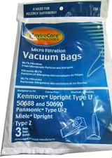 Kenmore Upright Type U 50688 and 50690 Vacuum Cleaner Bags