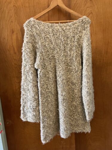 Women's sweater dress, handmade from NZ, 100% local wool, Med.