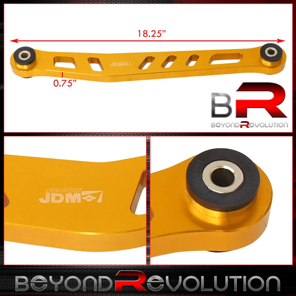 Bujes de brazo de control inferior trasero JDM Sport dorado para sedán Accord 1994-1997 cupé sedán Foto 2 de 3