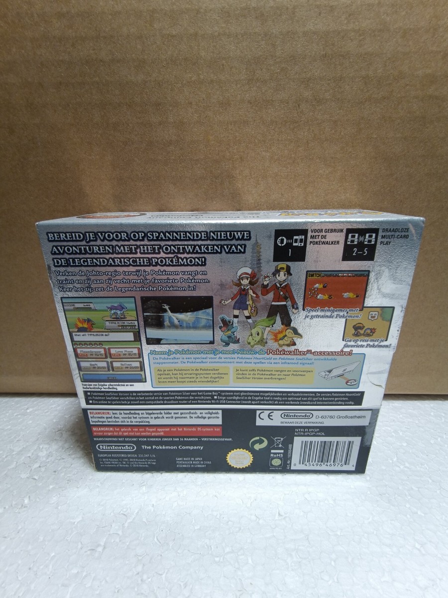 Pokemon: SoulSilver Version Nintendo DS Pokewalker Big Box