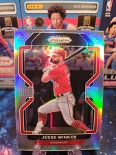 2022 Prizm Baseball Tier II Base Silver #128 Jesse Winker - Cincinnati Reds