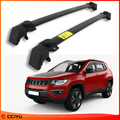 Jeep Compass Top Rack 2x Roof Rack Top Cargo Carrier Fits Jeep Compass 2011-2016 Luggage ...