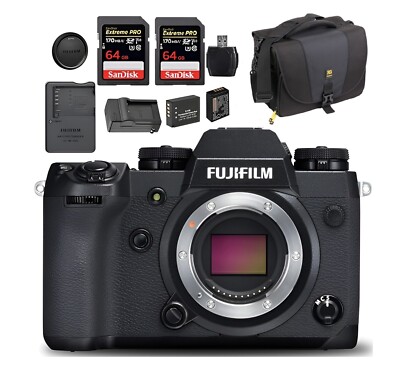 Fujifilm X-H1 Mirrorless Digital Camera Body Only - Black