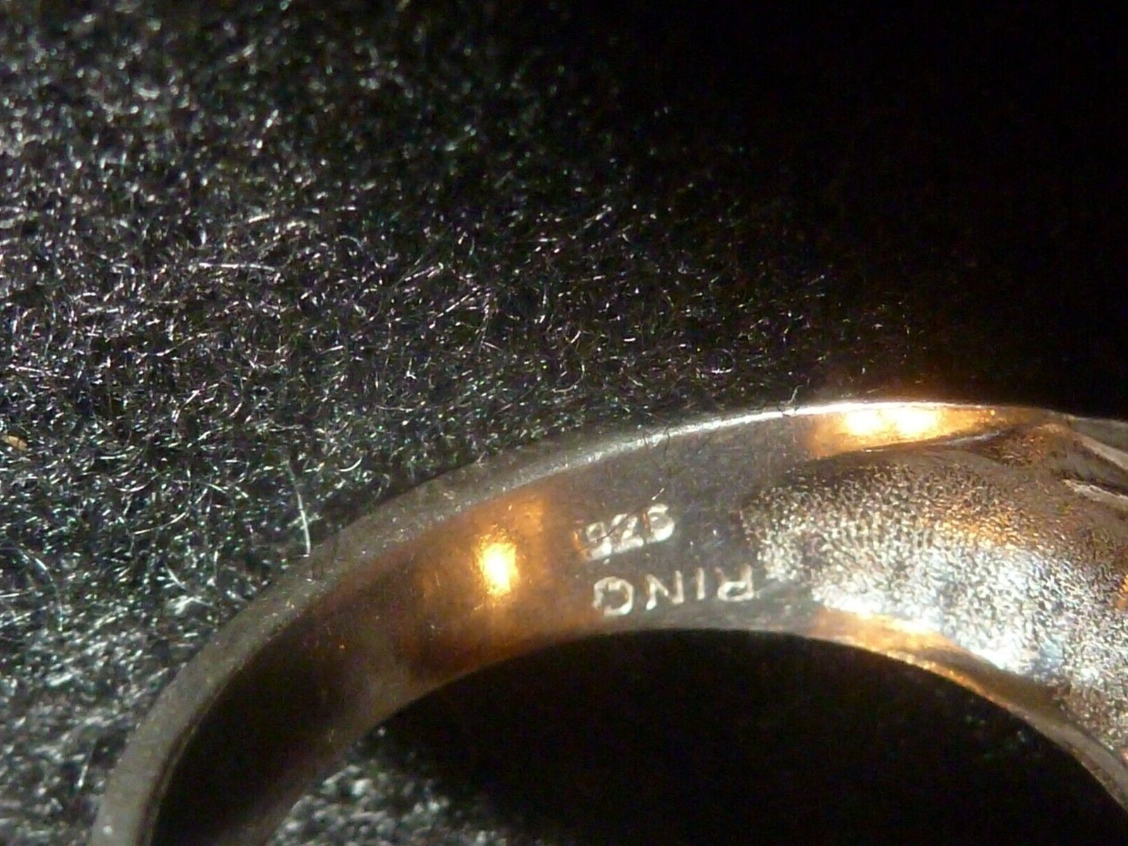 SOLID STERLING SILVER RIDGED DOME  RING - SIZE 6 … - image 9