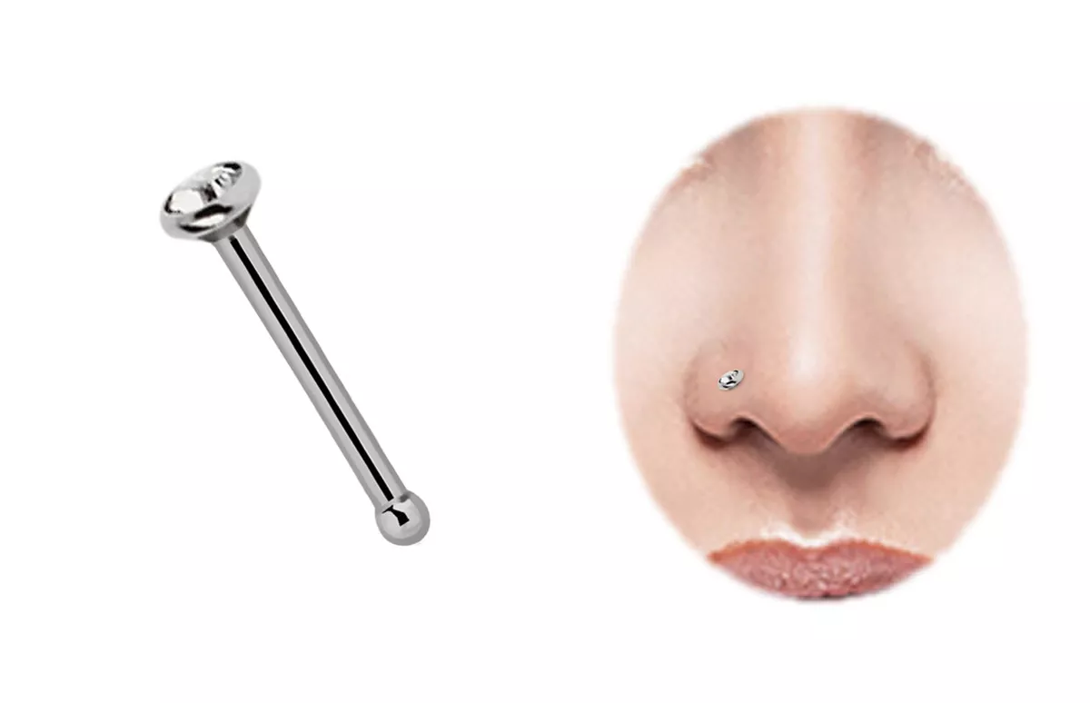 8mm nose stud clearance