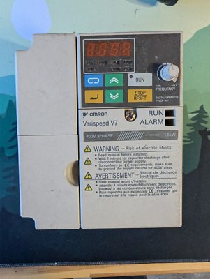 Yaskawa Varispeed V7 CIMR-V7AZ41P5 1.5kW 2HP 460V Variable
