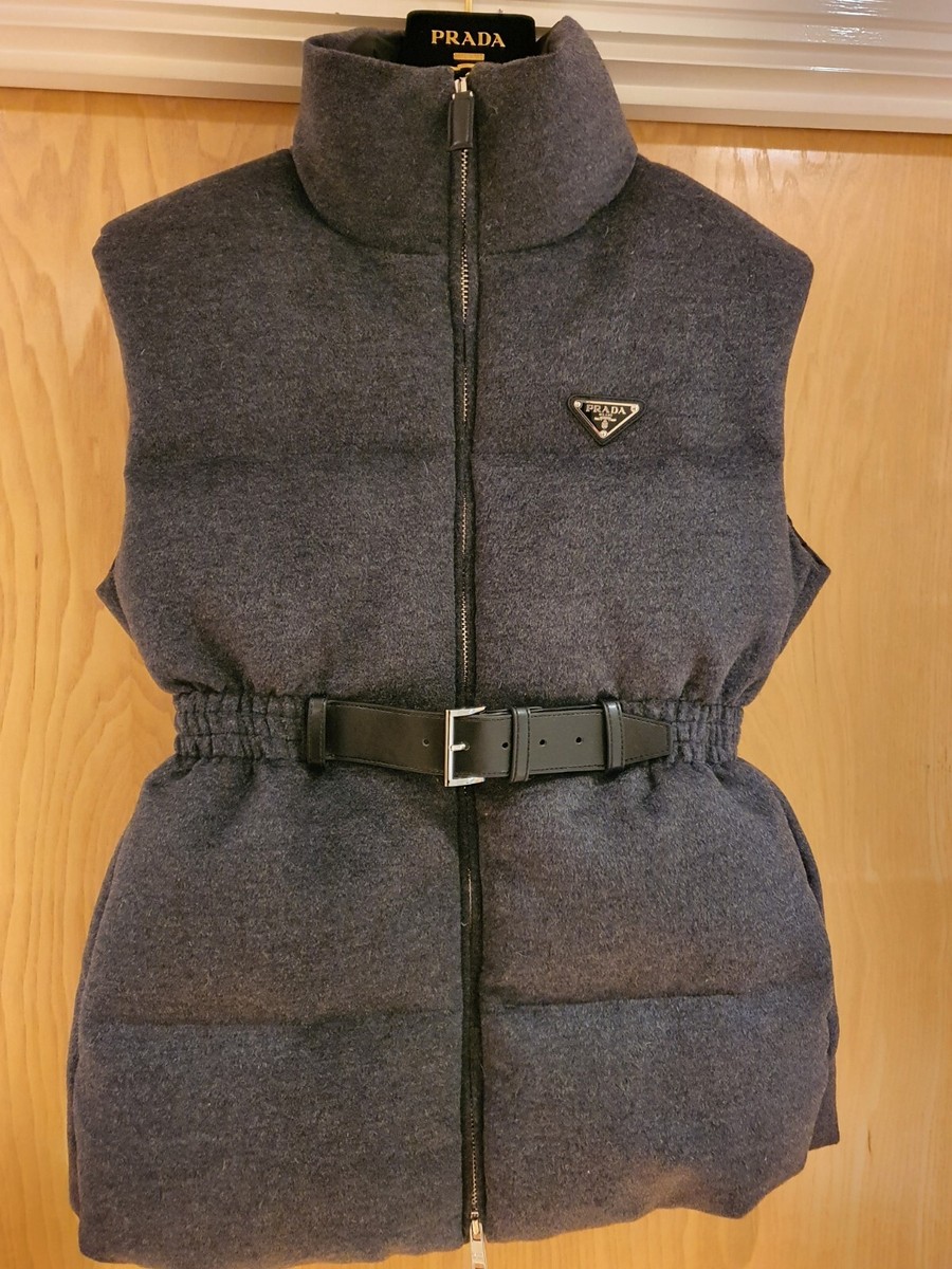 ジャケット・アウター Prada 1999 lether belt stand collar coat ジャケット・アウター Prada 1999 lether belt stand collar