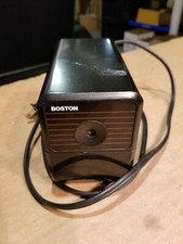 Boston Hunt Electric Pencil Sharpener Model 18 Black Made in USA Tested Working