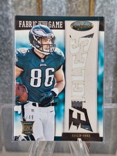 2013 Certified #40 Zach Ertz 4-Color Fabric Of The Game Rookie RC /49 Prime 🔥