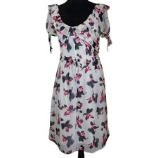 Carolina Herrera Floral Orchid Silk Dress Size 4
