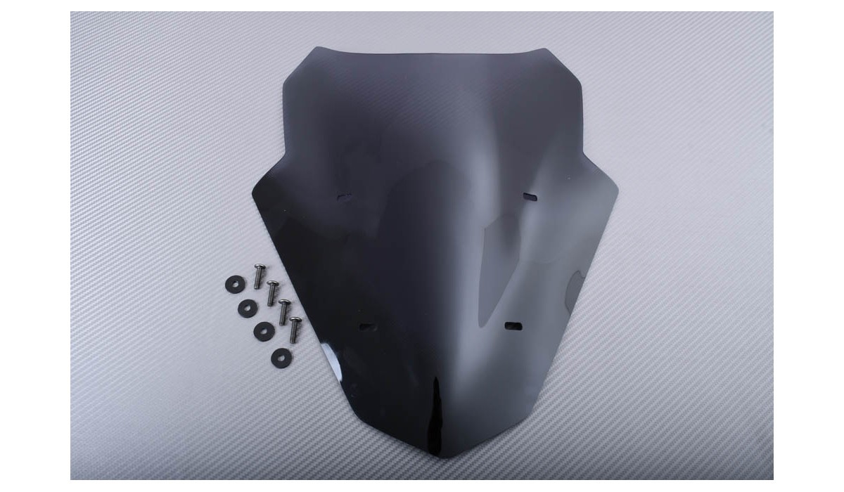 Saute vent Yamaha NMAX 125 bulle double courbure teintée pare-brise fumé 2021 2022