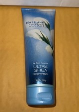 Bath  Body Works Sea Island Cotton 24 Hour Moisture Ultra Shea Body Cream 8oz