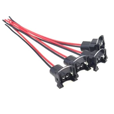 Fuel Injector Pigtail Harness Connectors 4pcs Set SK25 for Ford Chrysler Dodge