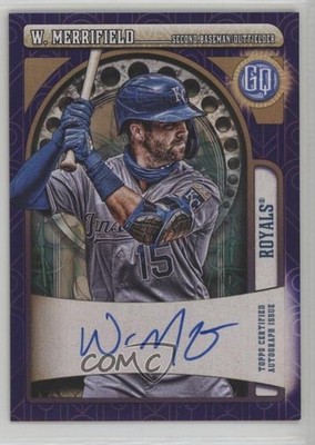 2021 Topps Gypsy Queen Indigo /150 Whit Merrifield #GQA-WM Auto 07ke