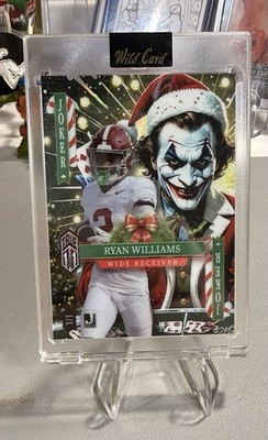 Ryan Williams Jokers Wild True One-of-one Wild Card Holiday  PRC Crimson Tide