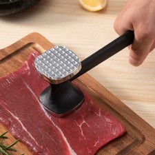 9.5-inch Double-Sided Stainless Steel Meat Tenderizer Steak Hammer