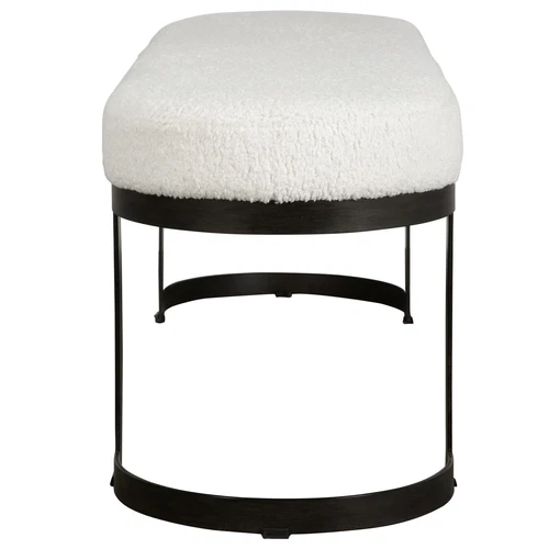 Uttermost Infinity Black Bench - Picture 2 of 6