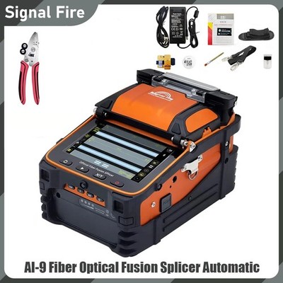 Signal Fire AI-9 SM&MM Six Motor Core Alignment Fiber Fusion Splicer Splicing 5S