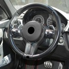 For BMW F10 F30 M2 M3 M5 Real Dry Carbon Fiber M-sport Steering Wheel Trim Cover