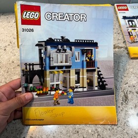 Lego Creator Instruction Manual Lot 31026 4996 31058 Bike Shop Beach House Dino